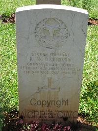 Dar Es Salaam War Cemetery - Davidson, D